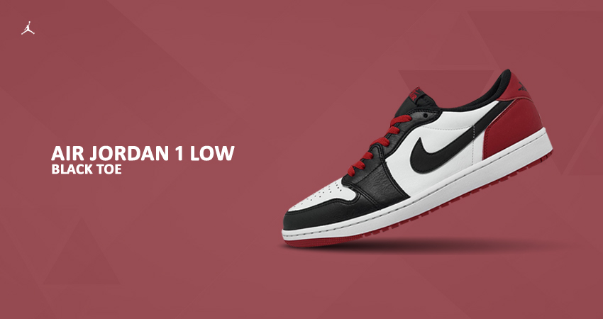 The Air Jordan 1 Low OG Black Toe Release Date Out featured image