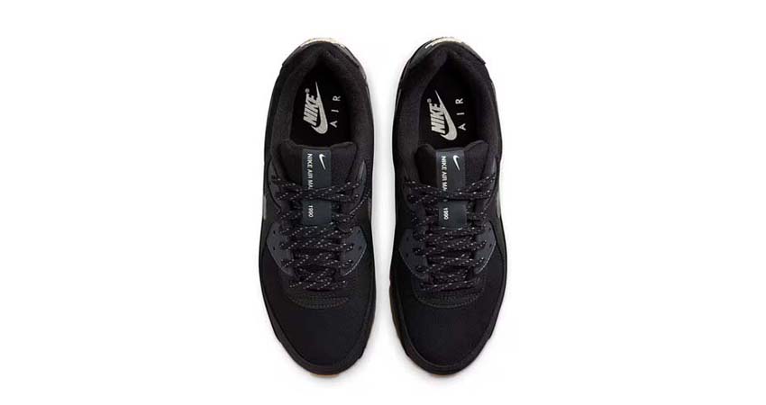 The Nike Air Max 90 ‘Black Gum Drop Details up