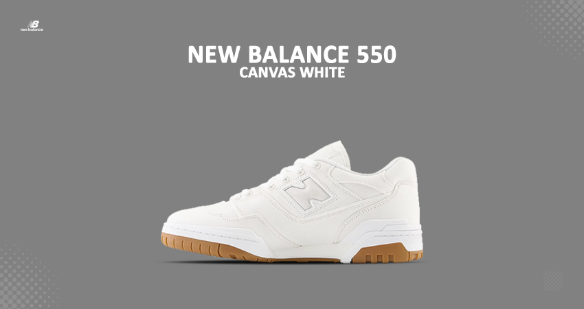 The Upcoming New Balance 550 Sports A ‘White Canvas’