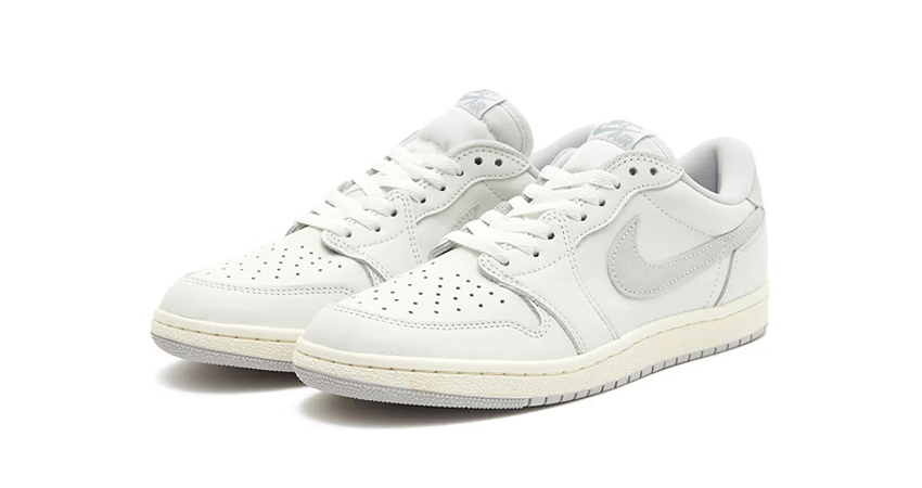 First Look at the Air Jordan 1 Low 85 Neutral Grey front corner