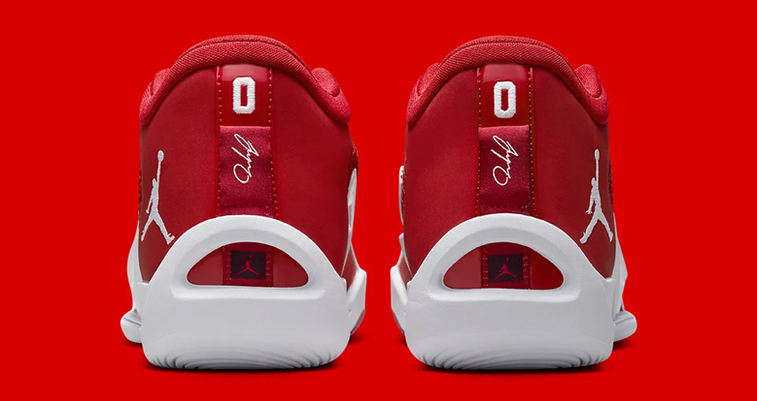 Introducing The Jordan Tatum 1 Ignite Your Style In University Red back