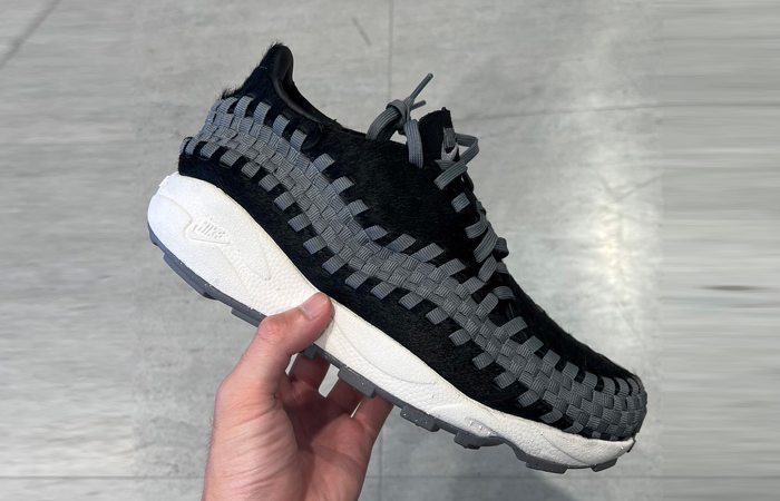 Nike Air Footscape Woven Black Grey FB1959 001 lifestyle right
