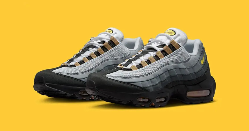 Nike Air Max 95 Icons Grey Yellow DX4236 100 front corner