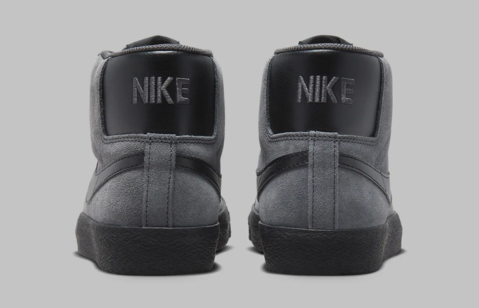 Nike SB Blazer Mid Anthracite Suede FD0731 001 back