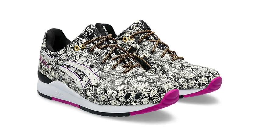 Official Images Of The ASICS GEL LYTE III Butterflies front corner