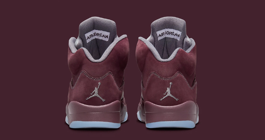 Official Images Of The Air Jordan 5 ‘Burgundy back