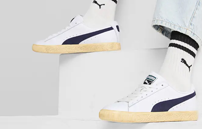 PUMA Clyde Vintage White Navy 394687-01 - Where To Buy - Fastsole