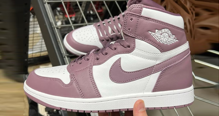 Up Your Sneaker Style With The All New Air Jordan 1 Retro High OG Sky J Mauve lifestyle left