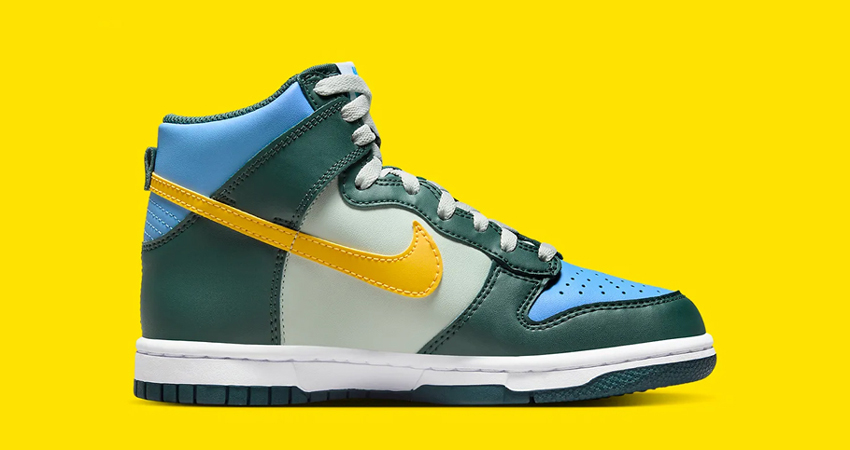 A Closer Look At The Grade School Exclusive Nike Dunk High ‘Multi Color right