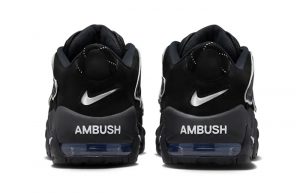 AMBUSH x Nike Air More Uptempo Low Black FB1299 001 back