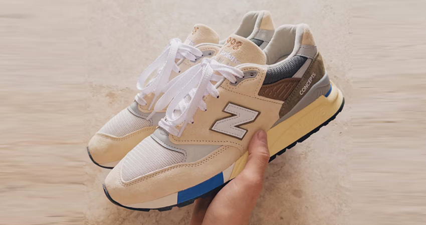 Concepts And New Balance Balance Announce 998 ‘C Note Drop Details lifestyle front corner