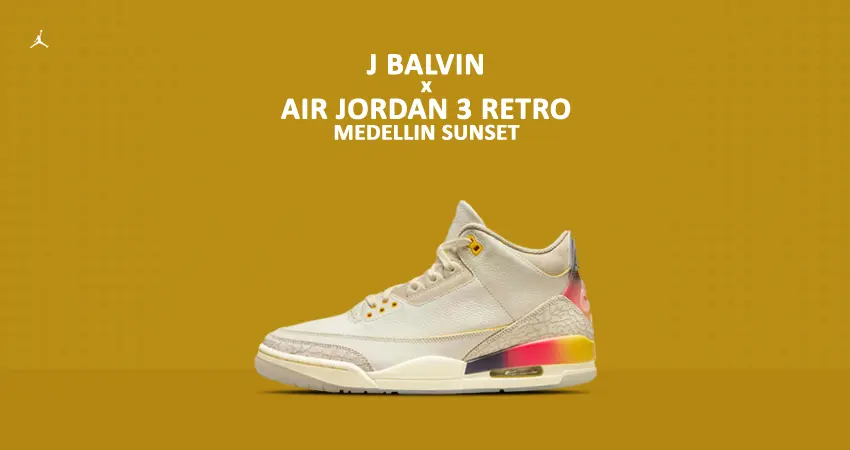 J Balvin x Air Jordan 3 “Sunset” Release Details - Fastsole