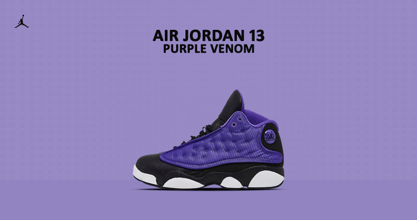 New Release Alert Kids Exclusive Air Jordan 13 Purple Venom for Halloween featured image