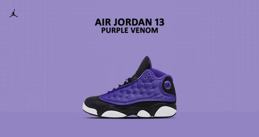 The Kids' Exclusive Air Jordan 13 Purple Venom Releases October 2