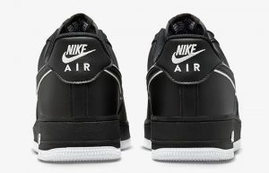 Nike Air Force 1 Low Outline Black White DV0788 002 back