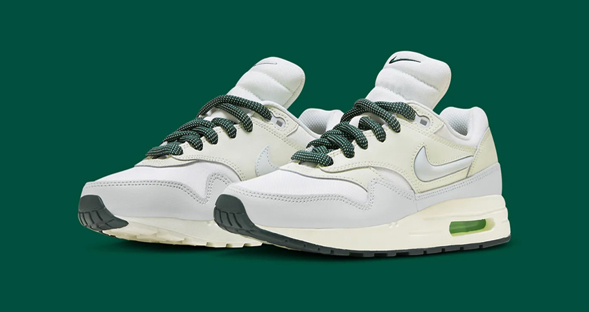 Nike Air Max 1 Adopts A Twist With Elongated Tongue front corner