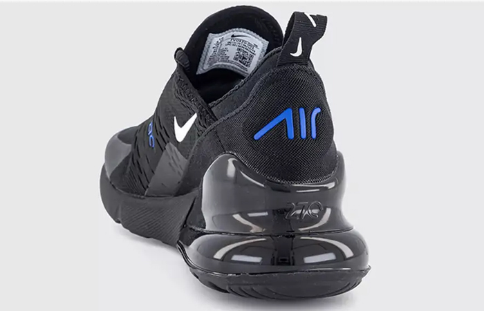 Nike Air Max 270 Junior Black Racer Blue 3249705571 back