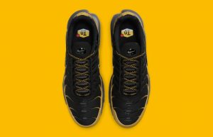 Nike Air Max Plus University Gold Black FB9722 700 up