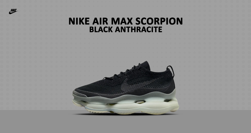 Nike Air Max Scorpion Sports A Stealthy ‘BlackAnthracit featured image
