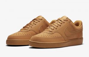 Nike Court Vision Low Wheat CD5463 200 front corner