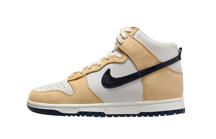 Nike Dunk High Gold Suede DX2044 101 featured image