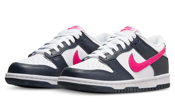 Nike Dunk Low GS Obsidian Fierce Pink FB9109 401 front corner