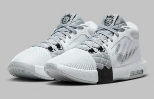 Nike LeBron Witness 8 White Black FB2239 100 front corner