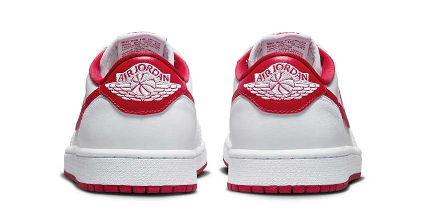 Official Images Of The Air Jordan 1 Low OG ‘WhiteUniversity Red back