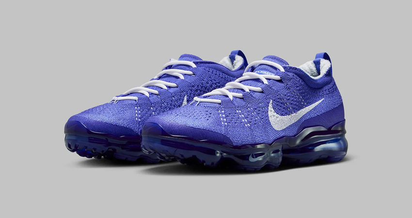 Official Look Of The Nike Vapormax Flyknit 2023 ‘Hyper Violet front corner