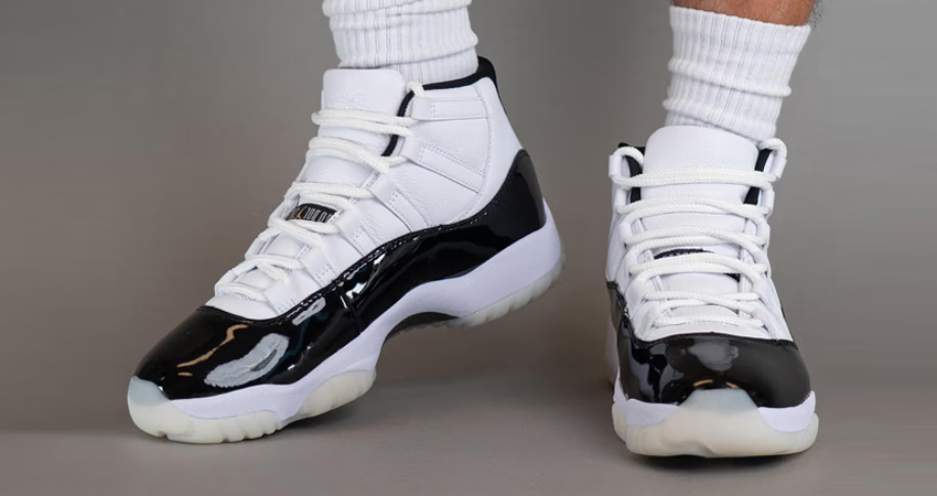 On Foot Images Of The Air Jordan 11 ‘Gratitude front