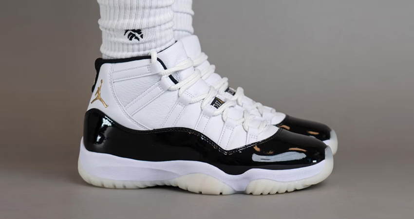 On Foot Images Of The Air Jordan 11 ‘Gratitude right