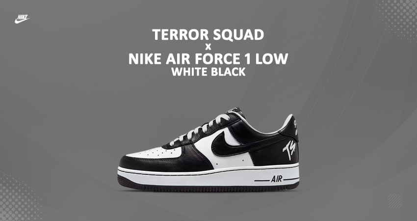 Terror Squad x Nike Air Force 1 Blackout Release Date Out featured image