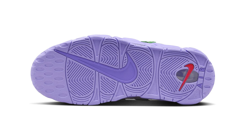 The AMBUSH x Nike Air More Uptempo Low ‘Lilac Drop Details down