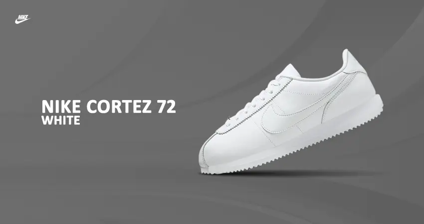 Nike cortez all shop white on feet