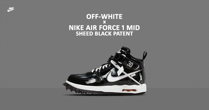 Release Update For Off-White x Nike Air Force 1 Mid Black - Fastsole