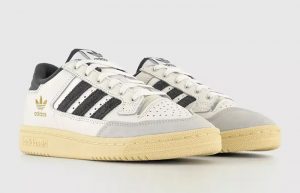 adidas Centennial 85 Low Off White Grey Yellow IE7281 front corner