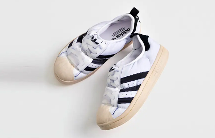adidas Puffylette Fake Printed Superstar HP6697 lifestyle right