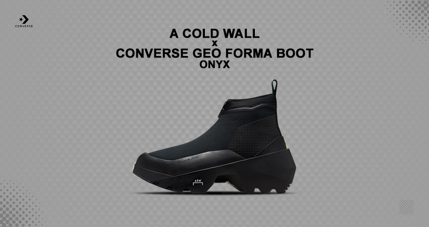 A Closer Look At The A-COLD-WALL x Converse Geo Forma Boot in Black