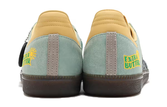 Extra Butter x adidas Samba Green Chalk White IE0174 back