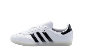 Jason Dill x adidas Samba Patent Leather White Black IE5158 featured image