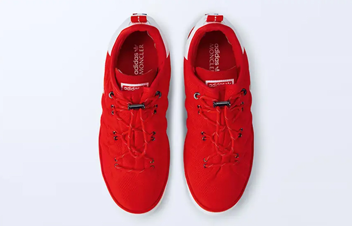 Moncler x adidas Campus Solar Red IG7867 up