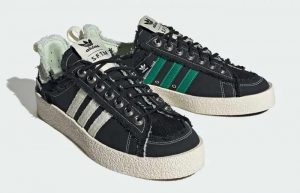 Song For The Mute x adidas Campus 80s Black ID4791 front corner