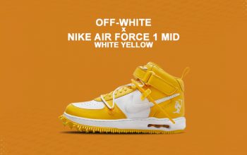 Air force 1 by Virgil Abloh Met Gold / Met Gold / Baroque Brown / Black  Low Top Sneakers