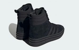 adidas Gazelle Bold Boot Core Black ID6983 back corner