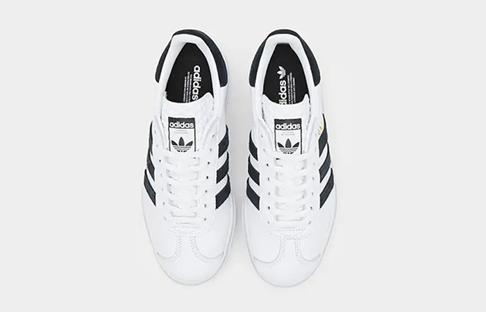 adidas Gazelle Bold White Black IE7853 up