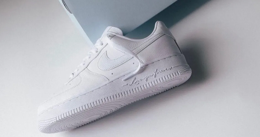 Drakes Love You Forever Air Force 1s to Re release on Black Friday lifestyle left