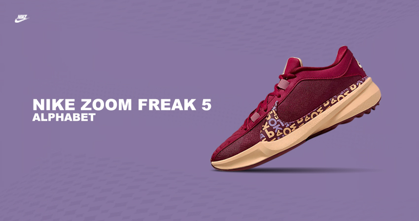 Gear Up For Nike Zoom Freak 5 &#8216;Alphabet': Where Style Meets Swag!