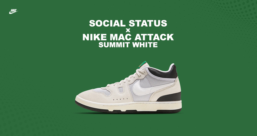 Introducing The Social Status x Nike Mac Attack “Summit White”: The Ultimate Sneaker Collaboration