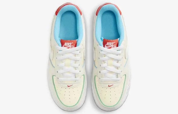 Nike Air Force 1 LV8 GS Holiday Cookies FQ8350 110 up
