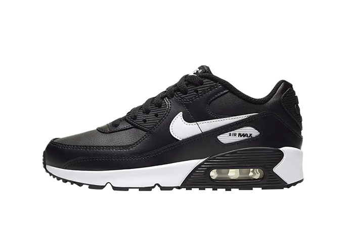 Nike Air Max 90 LTR GS Black White CD6864 010 featured image